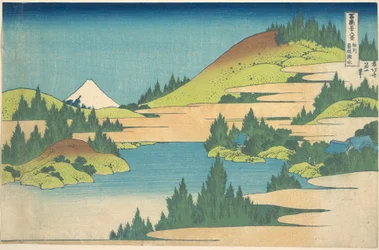 The Lake at Hakone in Sagami Province, from the series Thirty-six Views of Mount Fuji