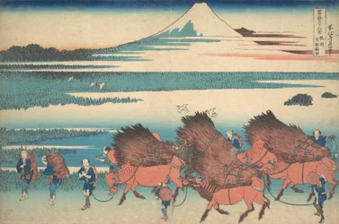 The New Fields at Ono in Suruga Province, ca. 1830-32