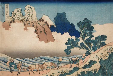 The Back of the Fuji from the Minobu River, c.1830