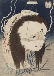 The ghost of Oiwa. From the series Hyaku Monogatari - One Hundred Ghost Stories, c. 1832