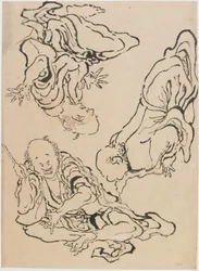 Three Men Gesticulating