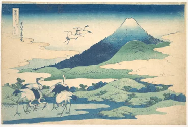 Umezawa Manor in Sagami Province, from the series Thirty-six Views of Mount Fuji