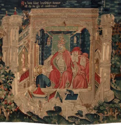 History of Saint Piat and Saint Eleuthère, also called Tapestry of Arras. Late 14th-Early 15th Century