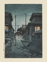 Night Rain at Kawarago 1947