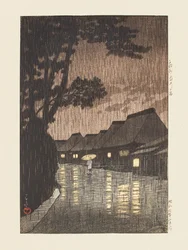 Rain at Maekawa, Sagami Province (1932)
