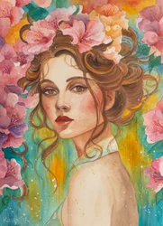 Blooming Beauty Portrait