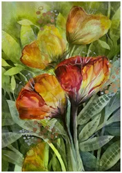 Vibrant Garden Blooms