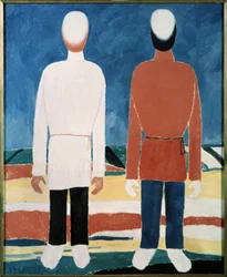 Two Male Figures