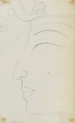 Head from Tomb, Egypt