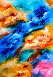Vibrant Fluid Abstract
