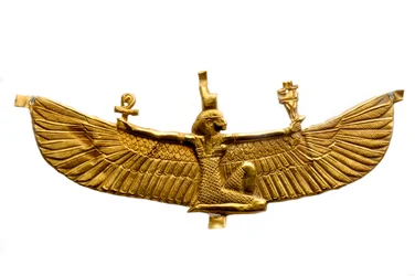 Boston Museum of Fine Art, Nubian artifact from Gebel Barkal, Sudan, gold, Isis, 2007