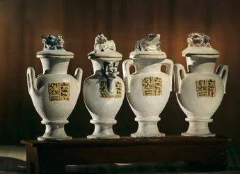 Dummy Vessels, Tjuya; KV 46; Valley of the Kings; reign of Amenhotep III, Tjuya was wife of Yuya, 2009