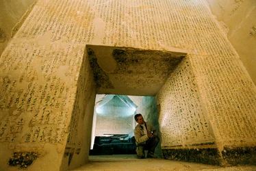 Egypt; Archaeology; Old Kingdom; Saqqara, Audran Labrousse, French Mission, Pepi I, Tomb