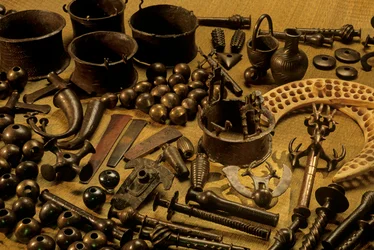 Nahal Mishmar cache of 429 objects found in cave, 5500 years old, near Dead Sea, Israel
