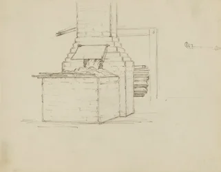 (Iowa State Capitol Rotunda) (Manufactures, study for panel)