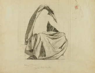 Iowa State Capitol Rotunda (Science, study for panel)