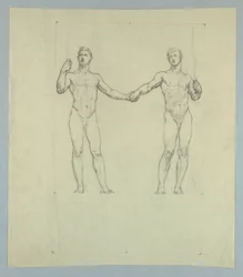 Figure Study for Seal of the University Club, New York