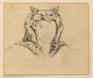 Study for "Hunting," "The Progress of Civilization: Hunting, Herding, Agriculture" State Capitol, Des Moines, IA