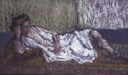 Woman Lying on a Divan