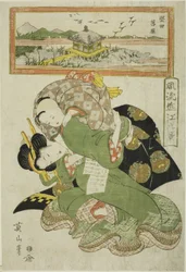 Descending Geese at Katada, from the series 