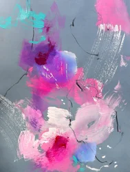 Vibrant Abstract Blooms
