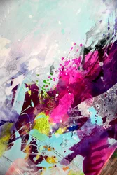 Vibrant Abstract Splashes