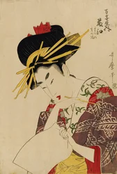 Bust Portrait of the Courtesan, Fijie from Manjiya