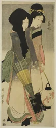 Geisha, from the series "Three Amusements of Contemporary Beauties"