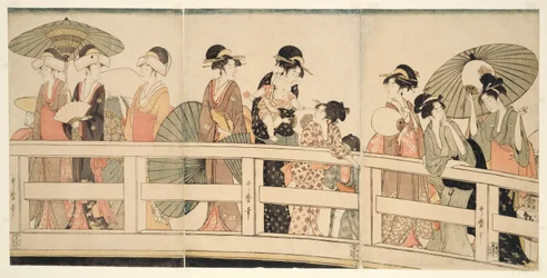 On top and beneath Ryogoku Bridge