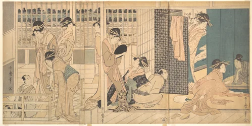 Scene in the Yoshiwara