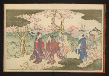 The Hills at Gotenyama, Edo, with a View of Edo Bay