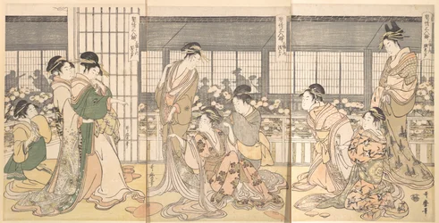 Three Intoxicated Courtesans