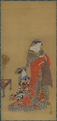A Courtesan and Attendant, late 18th-early 19th century