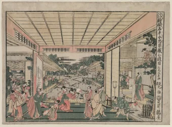 Chushingura: Act VII from the Series Perspective Pictures for The Treasure House of Loyalty
