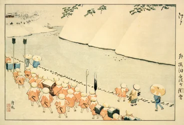 Snow at Soto-Sakurada, Kasumigaseki