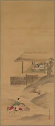 Minamoto no Nakakuni Visits Lady Kogō