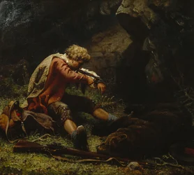 Wounded Bear Hunter
