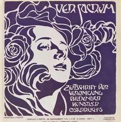 Cover for the 4th Issue in 1899 of Ver Sacrum