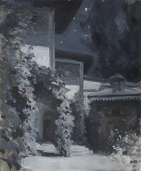 Bakhchisaray Palace. Illustration to the Poem The Fountain of Bakhchisaray by A. Pushkin