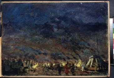 The Polovtsian Camp - Stage Design for the Opera Prince Igor by Alexander Borodin