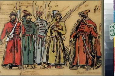 Costume Design for the Opera Khovanshchina by M. Musorgsky