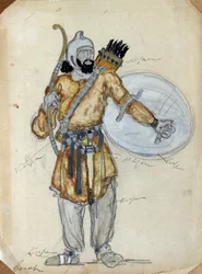 Costume Design for the Opera Prince Igor by A. Borodin