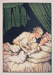 Illustration for the Book of Marquise by Franz Blei