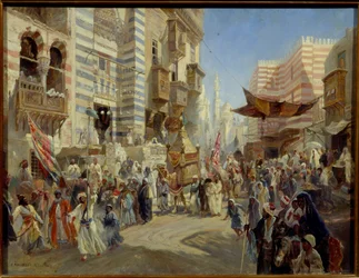 Muslim Festival: The Handing over of the Sacred Carpet in Cairo