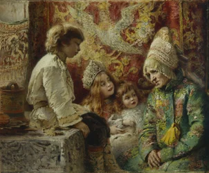 Grandma with Kids, Grandmother