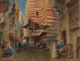 On the Street of Cairo, 1873