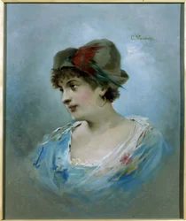Portrait of the Ballet Dancer Marie Petipa