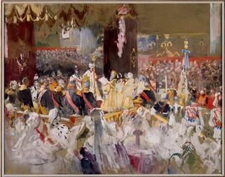 The Coronation of Emperor Nicholas II in the Assumption Cathedral