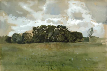 Landscape with Grey Clouds