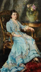 Portrait of Princess Ekaterina Mikhailovna Dolgorukova, 1847-1922, 1880